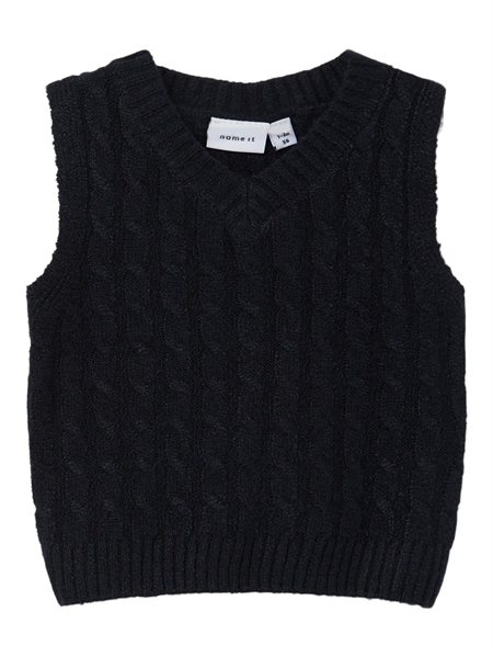 Billede af NAME IT Rasmo Strik Vest Dark Sapphire